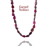 Pears - Garnet Necklace